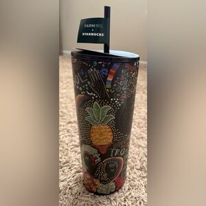 Starbucks 2025 Tropical Black Farm Rio 24 Ounce Cup New